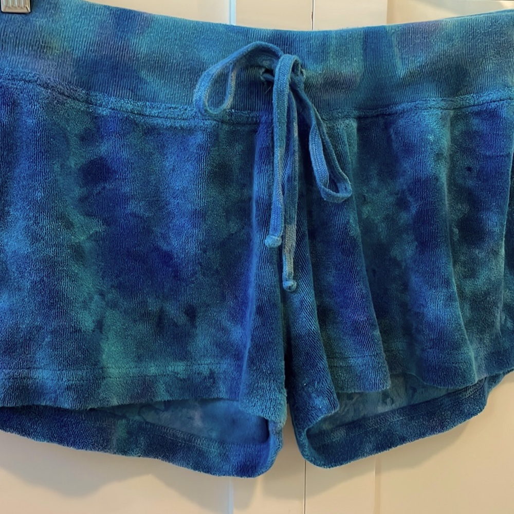 SPECIAL EDITION- blue tie-dye terry shorts Hardtail